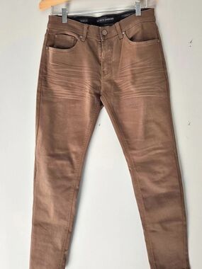 Nick Danger Slim Fit Stretch Pants Brown Waist 30/L30